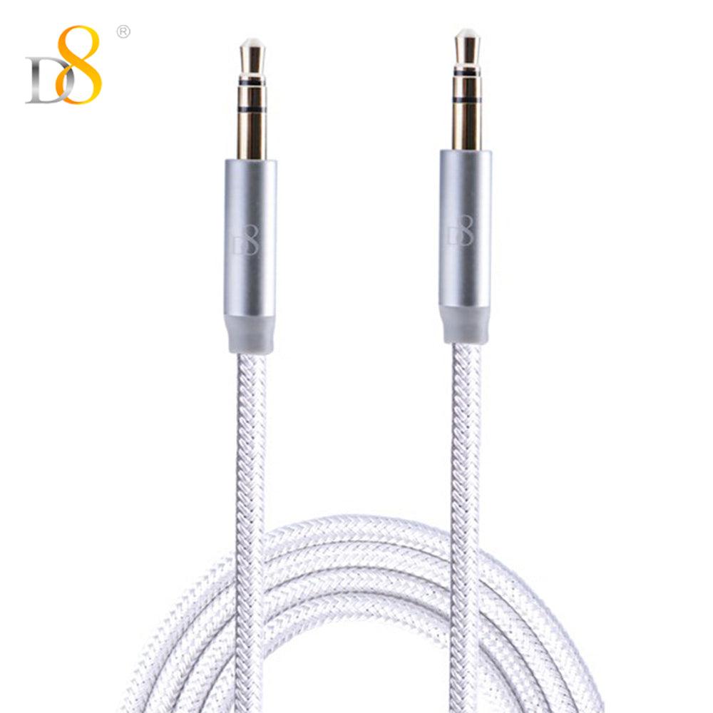 3.5MM Nylon Braided Audio Cable 1 Meter