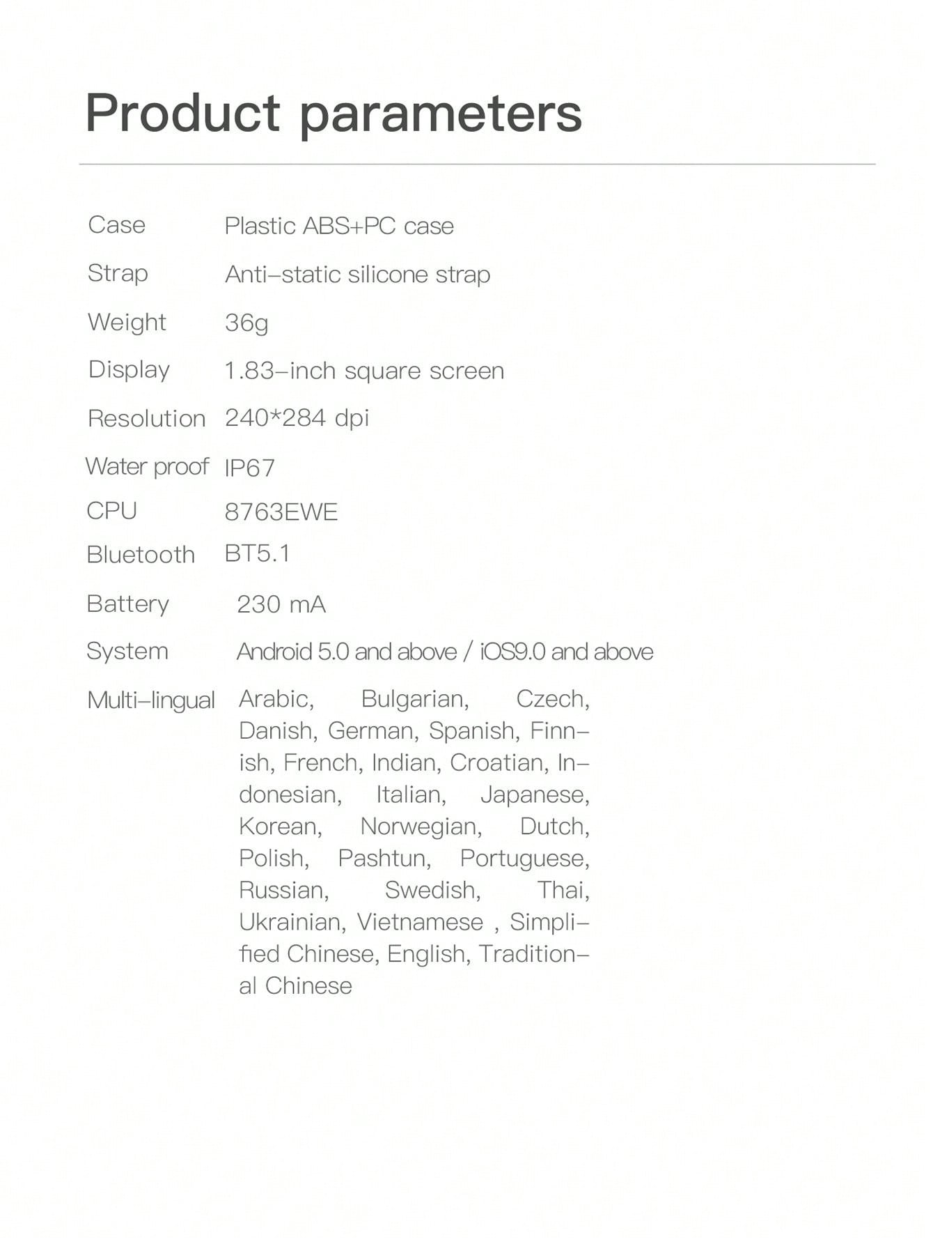 D8 Women's Smartwatch, 1.83" Touchscreen, Waterproof, 100+ Sports Modes