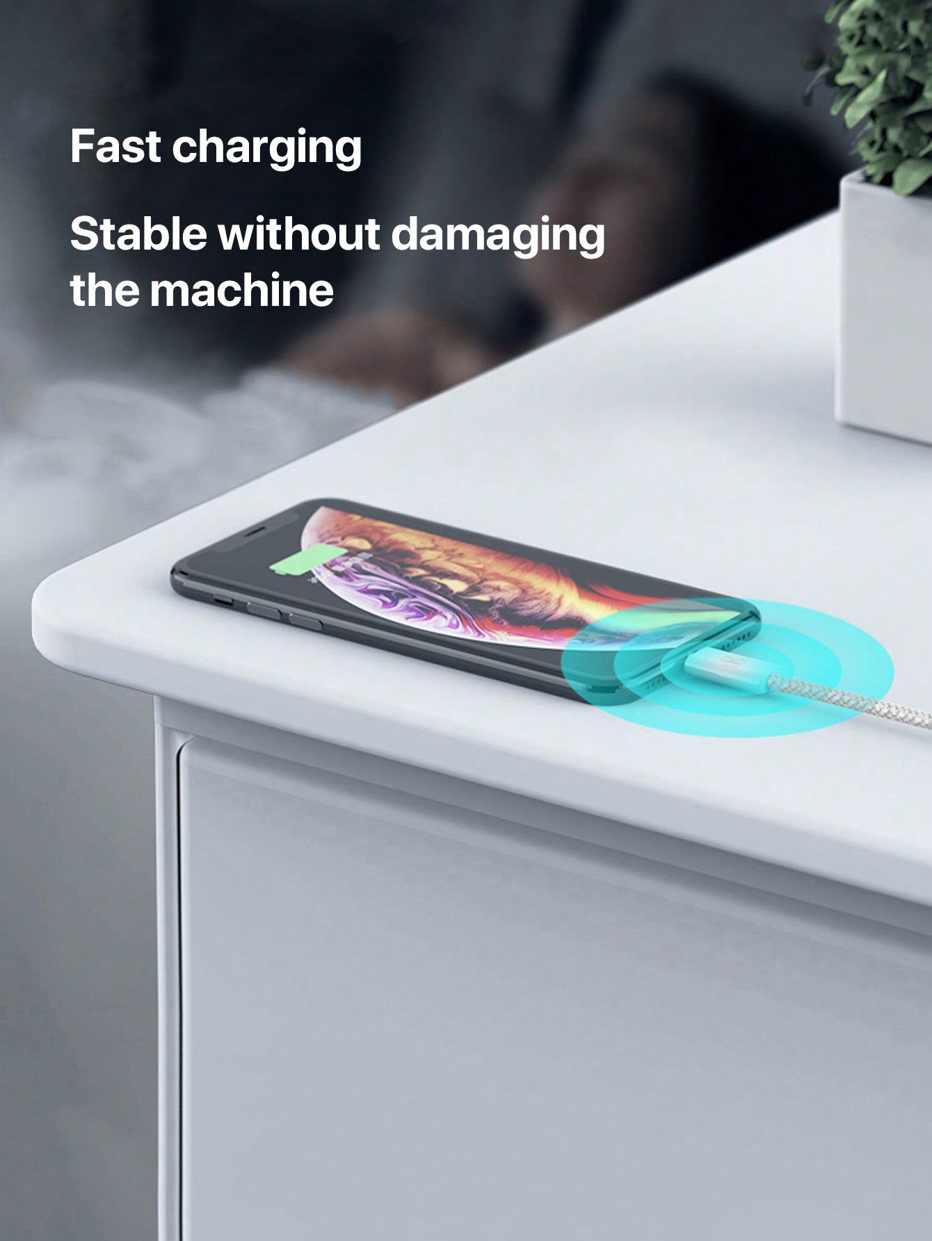 D8 20W USB C Fast Charger, PD Power Wall Charger, USB C to USB C Cable for iPhone 15, iPad