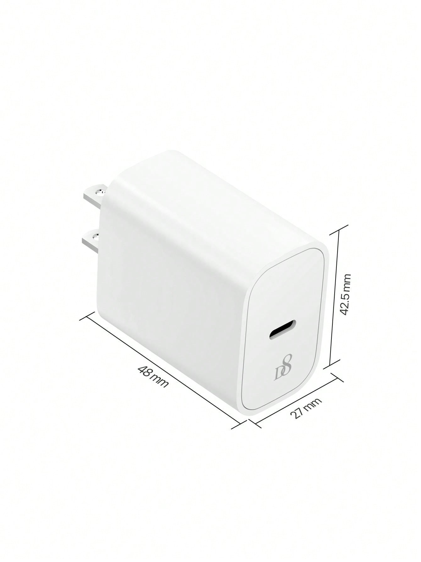 D8 20W PD USB-C Wall Charger 2-Pack with 3.3FT Fast Charging Cable, MFi Certified