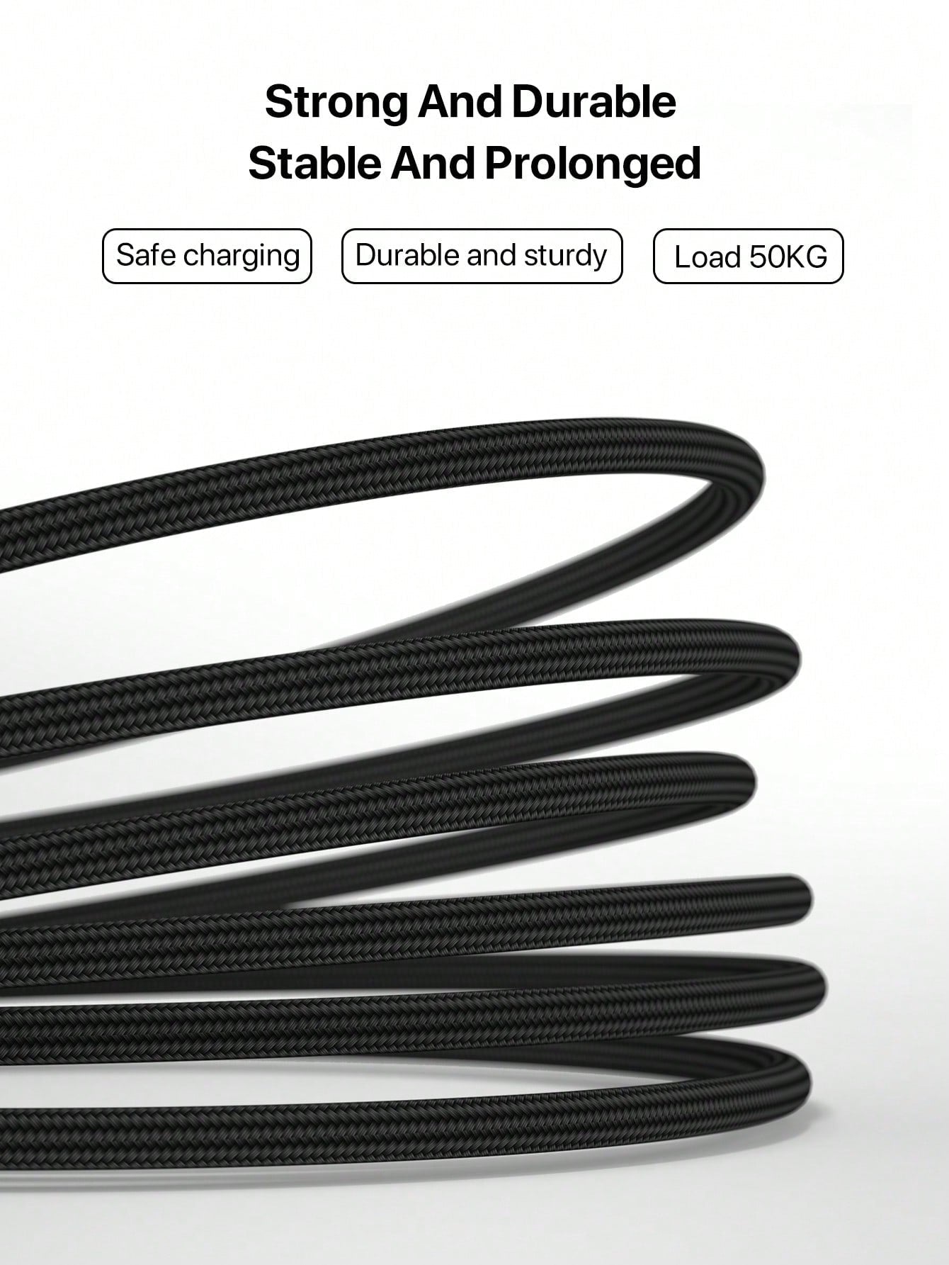 D8 3.3ft MFi Certified Nylon USB-A to Lightning Cable for iPhone & iPad