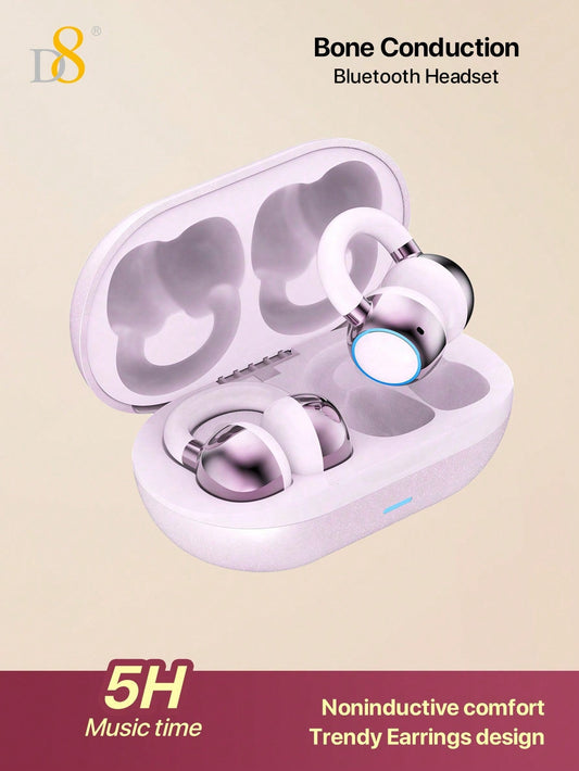 D8 Wireless Open-Ear Headphones, Sport Earhooks, C3 Calling, Sweat-Proof