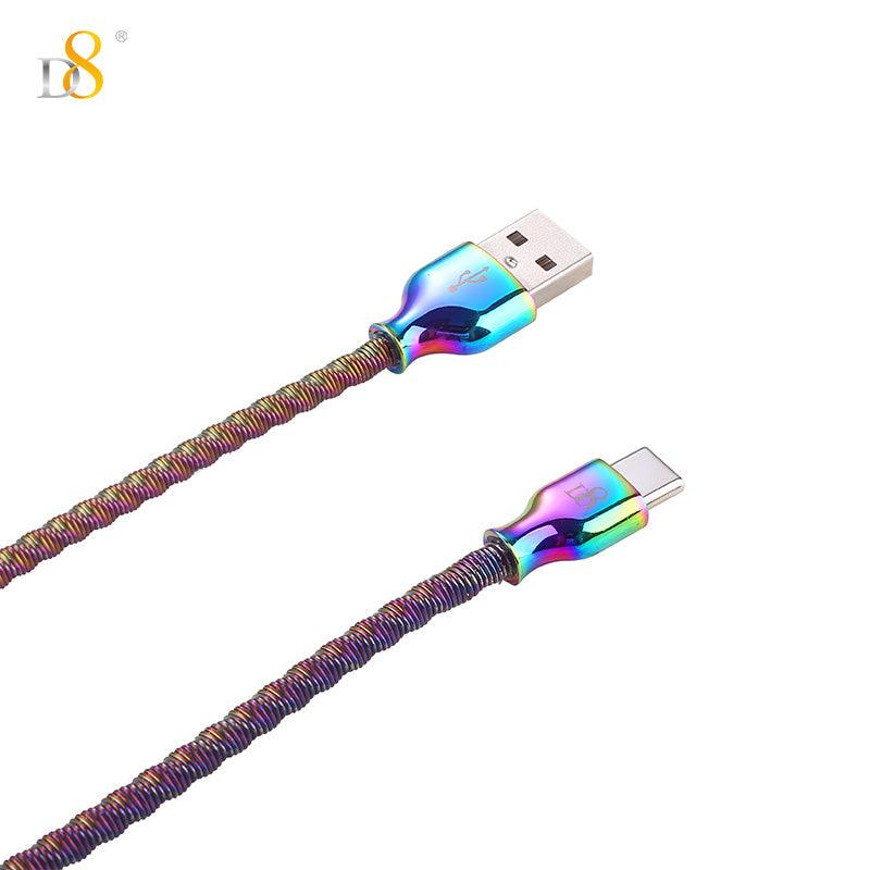 Dazzled Metal Type-C USB Cable - Fast Charging Fancy Color TC
