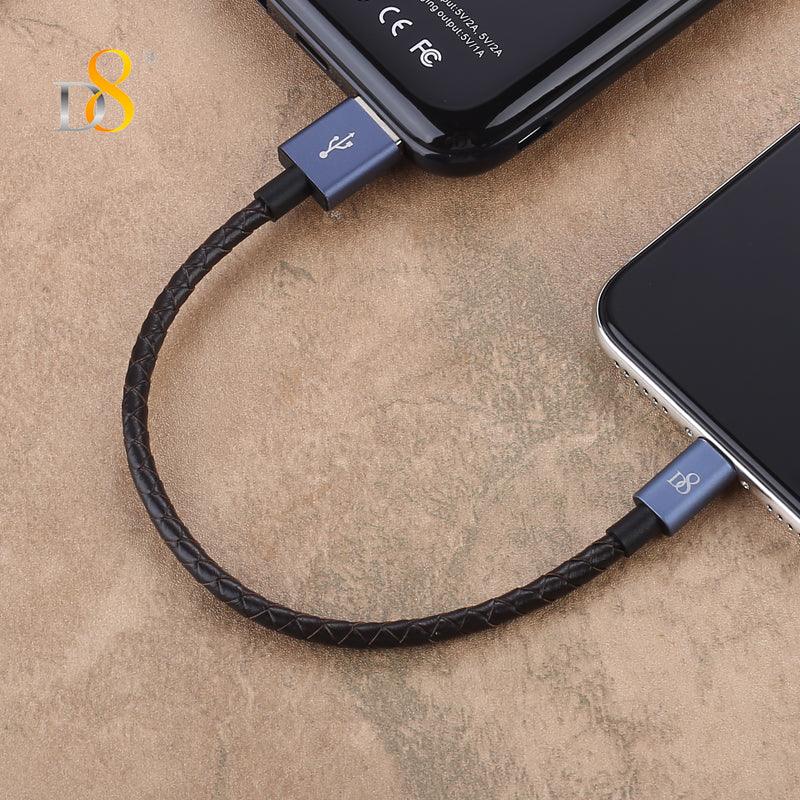 MFi Leather Fast Lightning to USB Cable | Mobile Accessory - Dynamic8