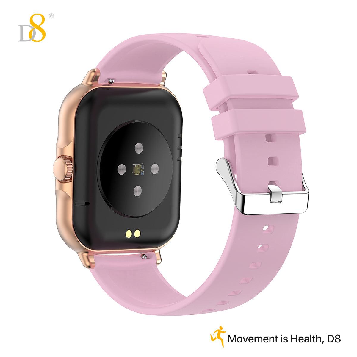 D8UP3 Smart Watch with Call Function, Health Monitoring, Sport Detection, Fitness Tracker for Men and Women, Compatible with iOS & Android