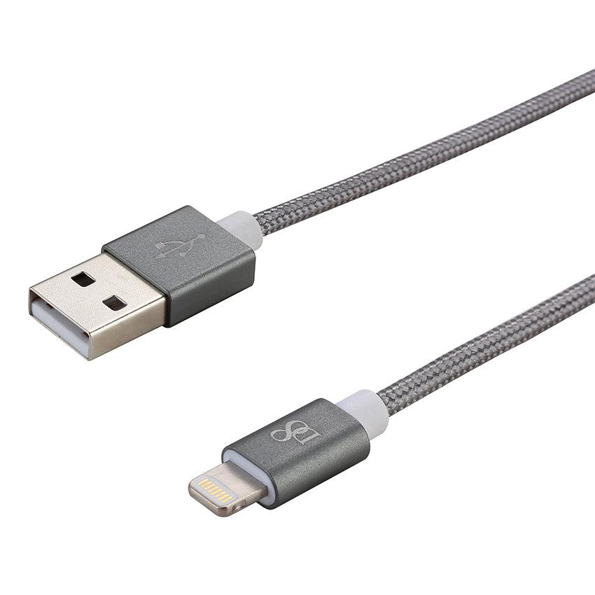 MFi Aluminum Nylon Braided Fast Lightning to USB Cable | Mobile Accessories - Dynamic8