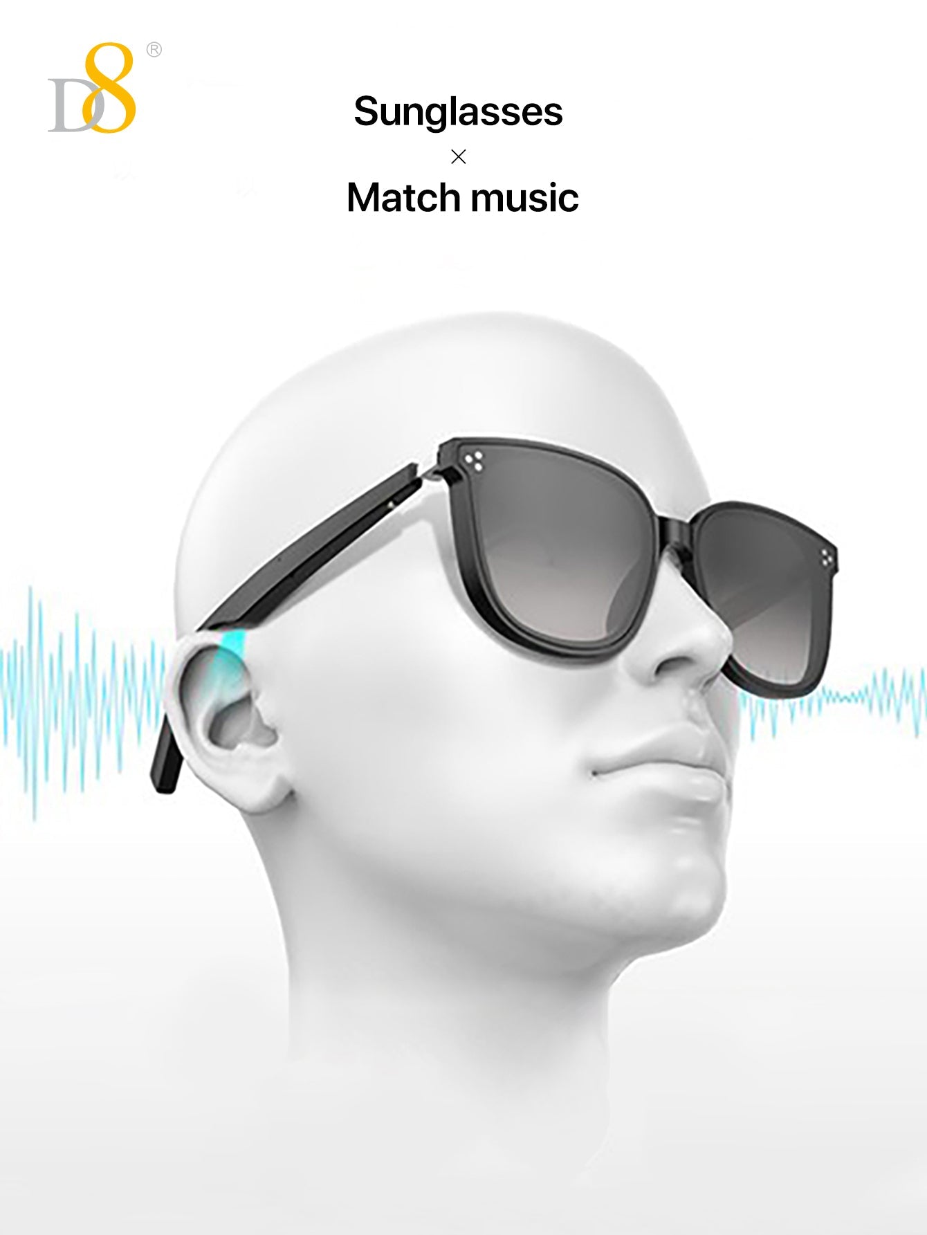 Innovative Smart Glasses with HD Stereo Sound and First-Person Video Recording